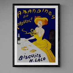 Almond Biscuit Food Antique Advert Poster Kitchen vintage wall art print - Ink North 