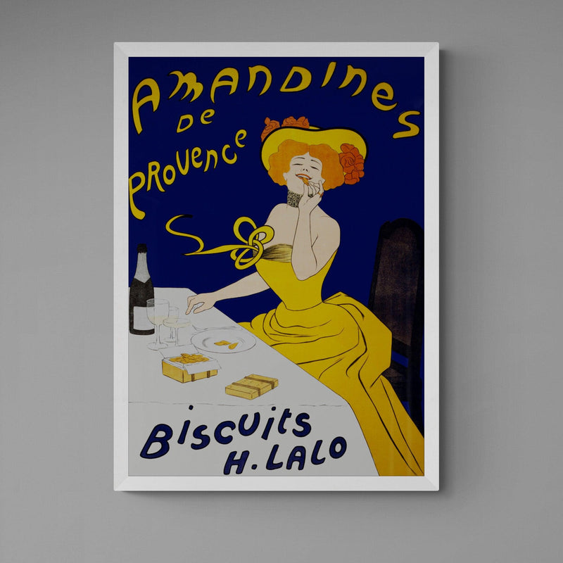 Almond Biscuit Food Antique Advert Poster Kitchen vintage wall art print - Ink North 