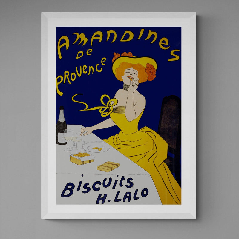 Almond Biscuit Food Antique Advert Poster Kitchen vintage wall art print - Ink North 