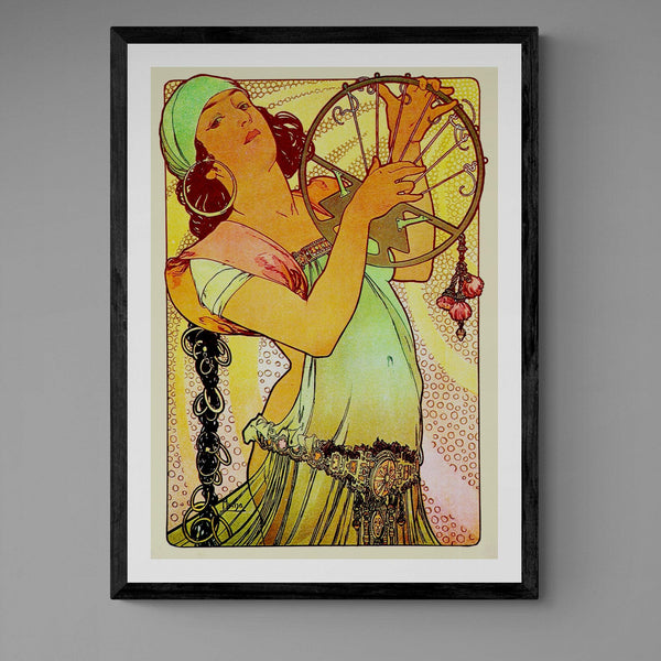 Alphone Mucha Salome Antique Poster vintage wall art print - Ink North 