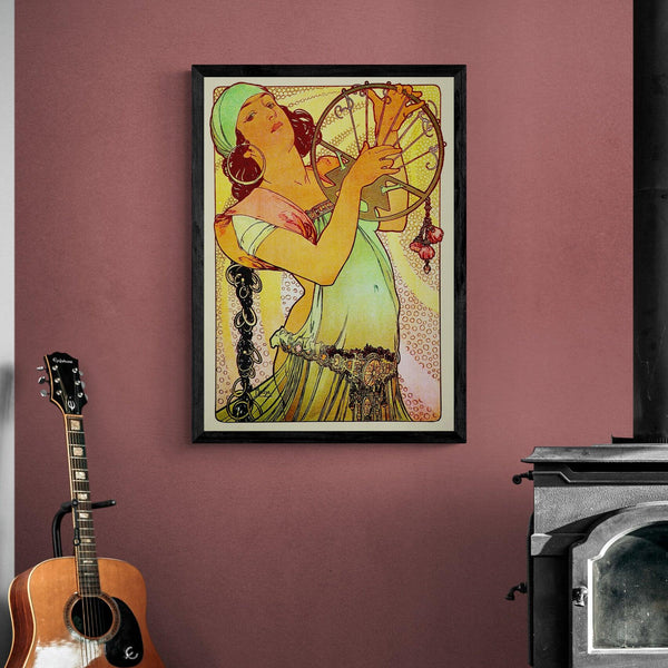 Alphone Mucha Salome Antique Poster vintage wall art print - Ink North 