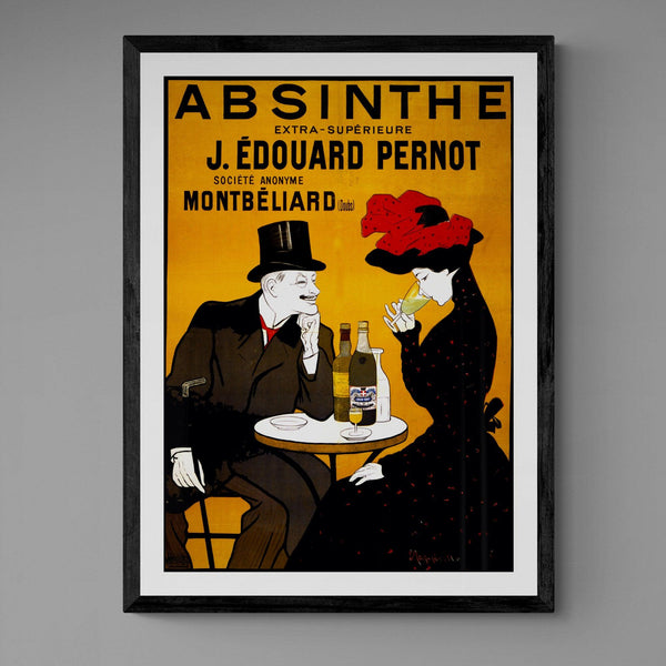 Antique Absinthe Advert Poster vintage wall art print - Ink North 