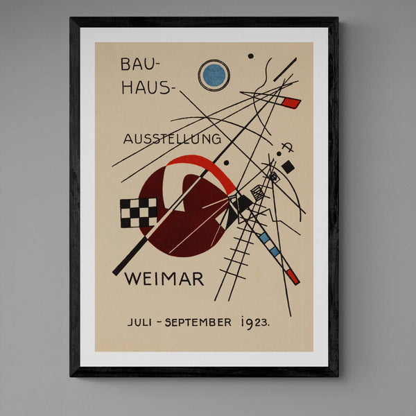 Bauhaus Antique Poster vintage wall art print - Ink North 