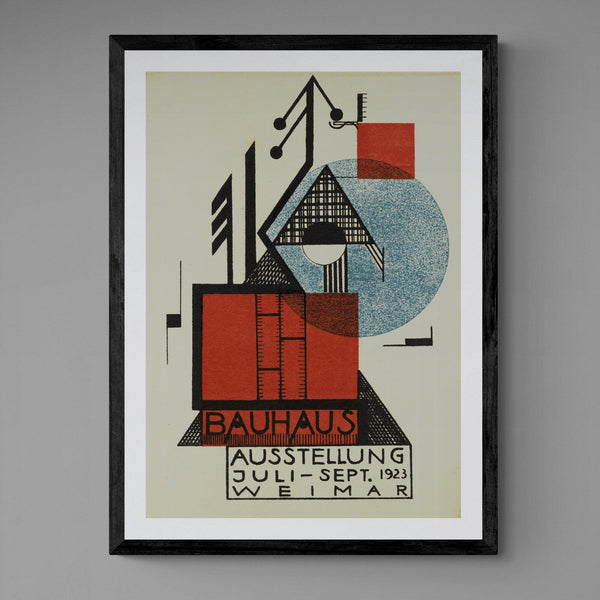 Bauhaus Antique Poster vintage wall art print - Ink North 