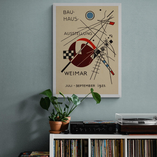 Bauhaus Antique Poster vintage wall art print - Ink North 