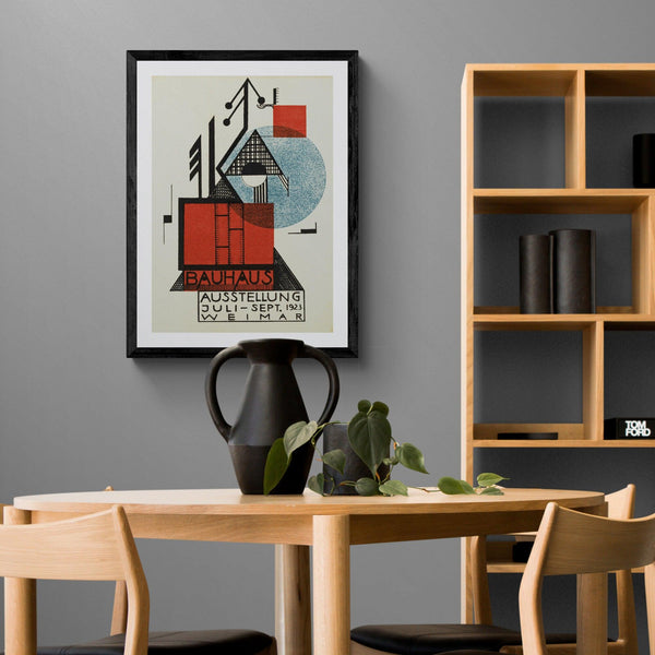 Bauhaus Antique Poster vintage wall art print - Ink North 