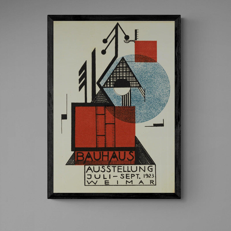 Bauhaus Antique Poster vintage wall art print - Ink North 