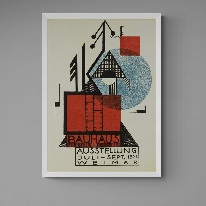 Bauhaus Antique Poster vintage wall art print - Ink North 