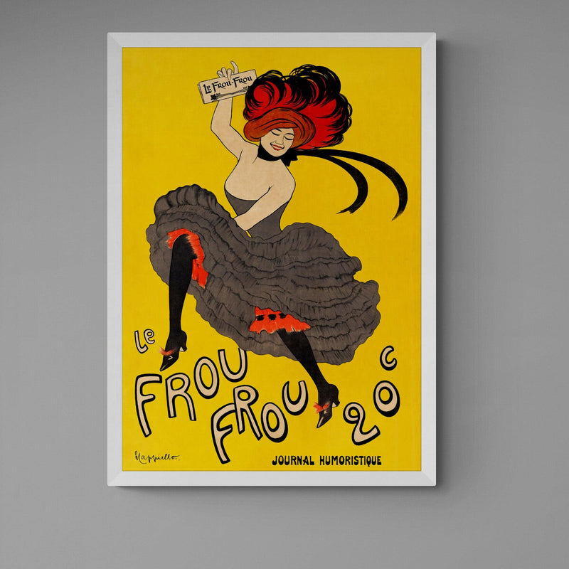 Le Frou Frou Antique Poster vintage wall art print - Ink North 