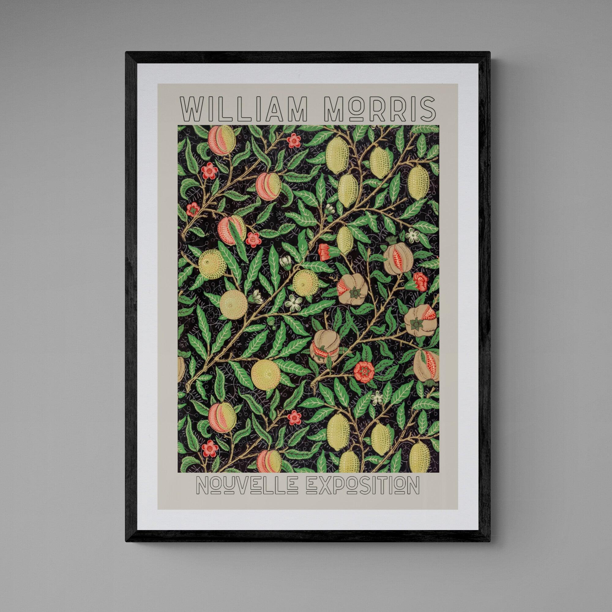 William Morris Art Print William Morris Poster, Fruit Wall Art, Morris  Exhibition, Art Nouveau Print, Floral Wall Art, Kitchen Art Print 