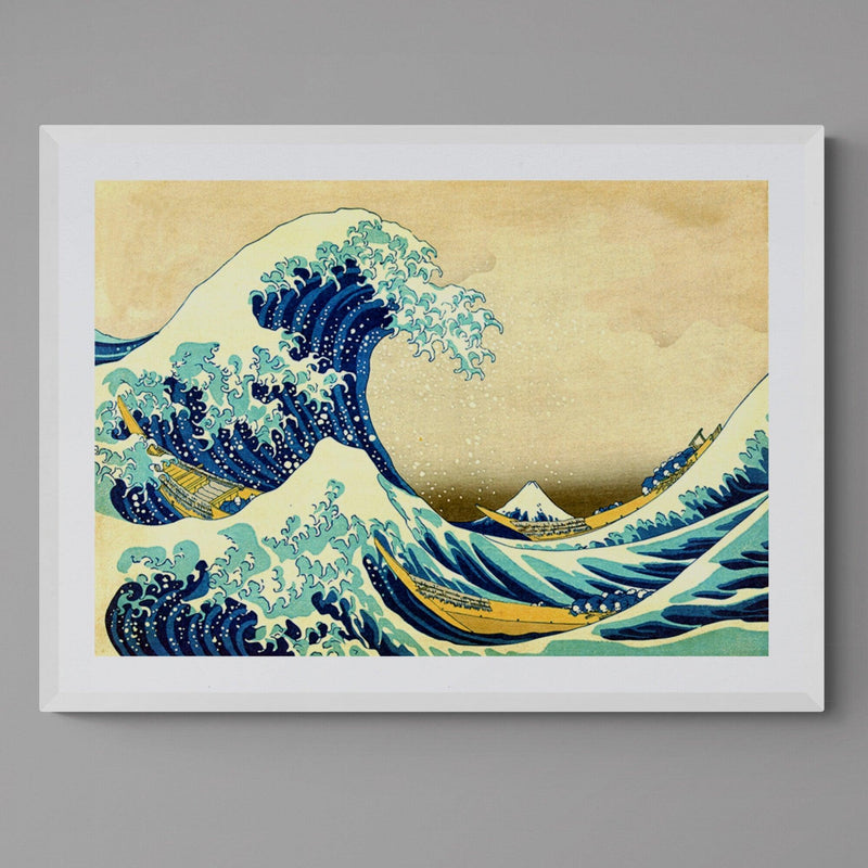 Japanese Great Wave Kanagawa Wall Art Print Poster - Ink North 