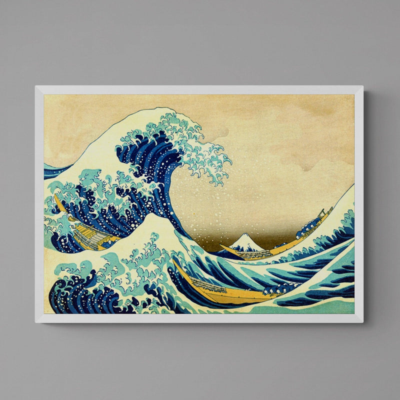 Japanese Great Wave Kanagawa Wall Art Print Poster - Ink North 